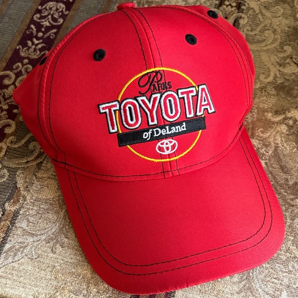 Toyota Of DeLand Red Baseball Cap - Men's Casual Hat - Picture 1 of 2